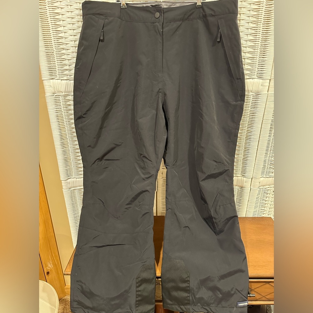 Lands End Waterproof Insulated Snow Pants 2X